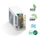 6 kW-os Levegő-Víz hőszivattyús rendszer fűtésre, hűtésre, használati melegvíz ellátásra kisebb épületekbe, esztétikus kompakt tartállyal komplett beüzemeléssel 