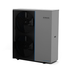 Domusa Dual Clima HT PRO 16 kW-os 1 fázisú magas hőmérsékletű levegő-víz hőszivattyú (fűtő-hűtő, melegvíz funkció)