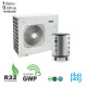 12 kW-os Levegő-Víz hőszivattyús rendszer fűtésre, hűtésre, komplett beüzemeléssel   